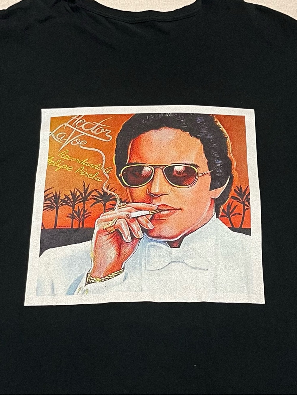 Vintage Hector Lavoe black tee 
Iconoclastic Album cover